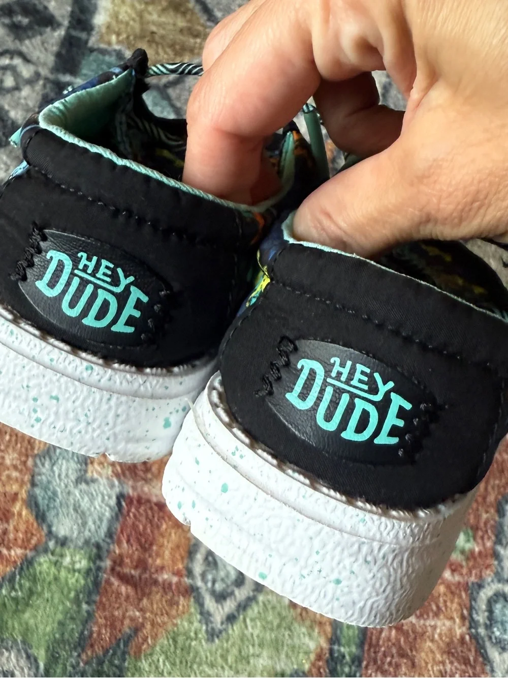 Hey Dude Toddler size 6 Shark-Print
